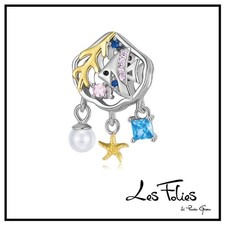 Charm Acquario Marino ciondolo in argento 925 - Les Folies