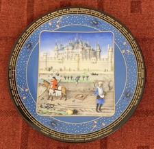 D'arceau Limoges Sixth Plate In The Les Cres Riches Heures Collection, October