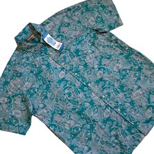 Cooke Street Honolulu Men's Hawaiian Shirt Banana Leaf Print Size XL — listing 2