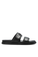 FERRAGAMO Saint Bart Black Slides New & Authentic