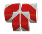 2x5m Orafol Industrie Warnmarkierung stark reflektierend weiß/rot selbstklebend