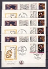 [LG80928] Belgium N°1427/1431FDC Erasmus First Day Cover COB € 15,00 UNG
