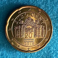 Austria - 20 euro cents - 2019 coin