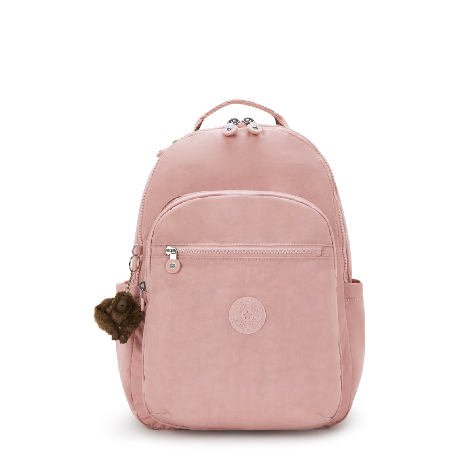 Kipling SEOUL Large Backpack with Laptop Protection MEMORY PINK SS2026 RRP £98