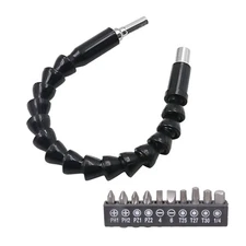 Screwdriver Universal Adapter Bendable Extension Rod Drill Bits Flexible Shaft