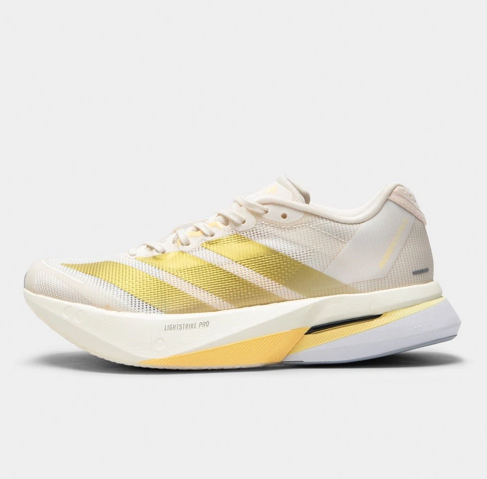 adidas Adizero Boston 13 Chalk White Gold Metallic W for sale | eBay