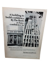 1973 Bank of California Print Ad   Confidence...