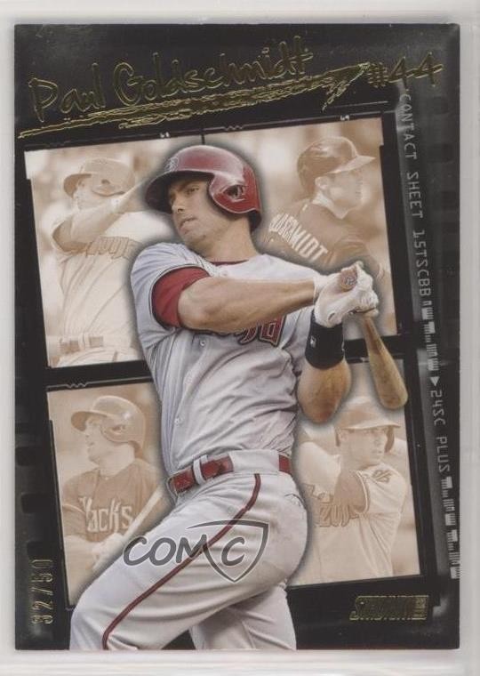 2015 Topps Stadium Club Contact Sheet Gold Foil 32/50 Paul Goldschmidt o7m