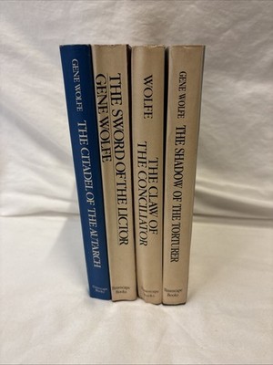 Book of the New Sun Gene Wolfe Timescape Vintage Hardcover BCE Complete Set