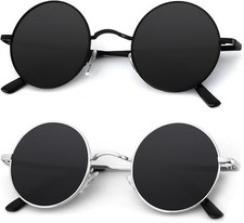 Retro Small Round Sunglasses UV400 Protection Circle Sun Glasses for Men Women
