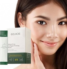 20PCS Wash-Free Collagen Firming Mask, Collagen Moisturizing Sleeping Mask, Was