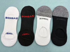 4 Pairs Bombas Women's Marl Cushioned No Shows Socks Size Medium 8-10.5 4 Colors