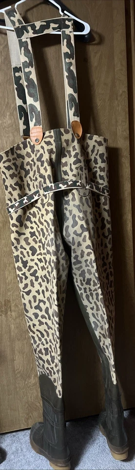 "Bota Hoffman para Hombres Vadeadores Camuflada Tirantes Cinturón Talla Grande 11 - Pecho 50""" Foto 2 de 4