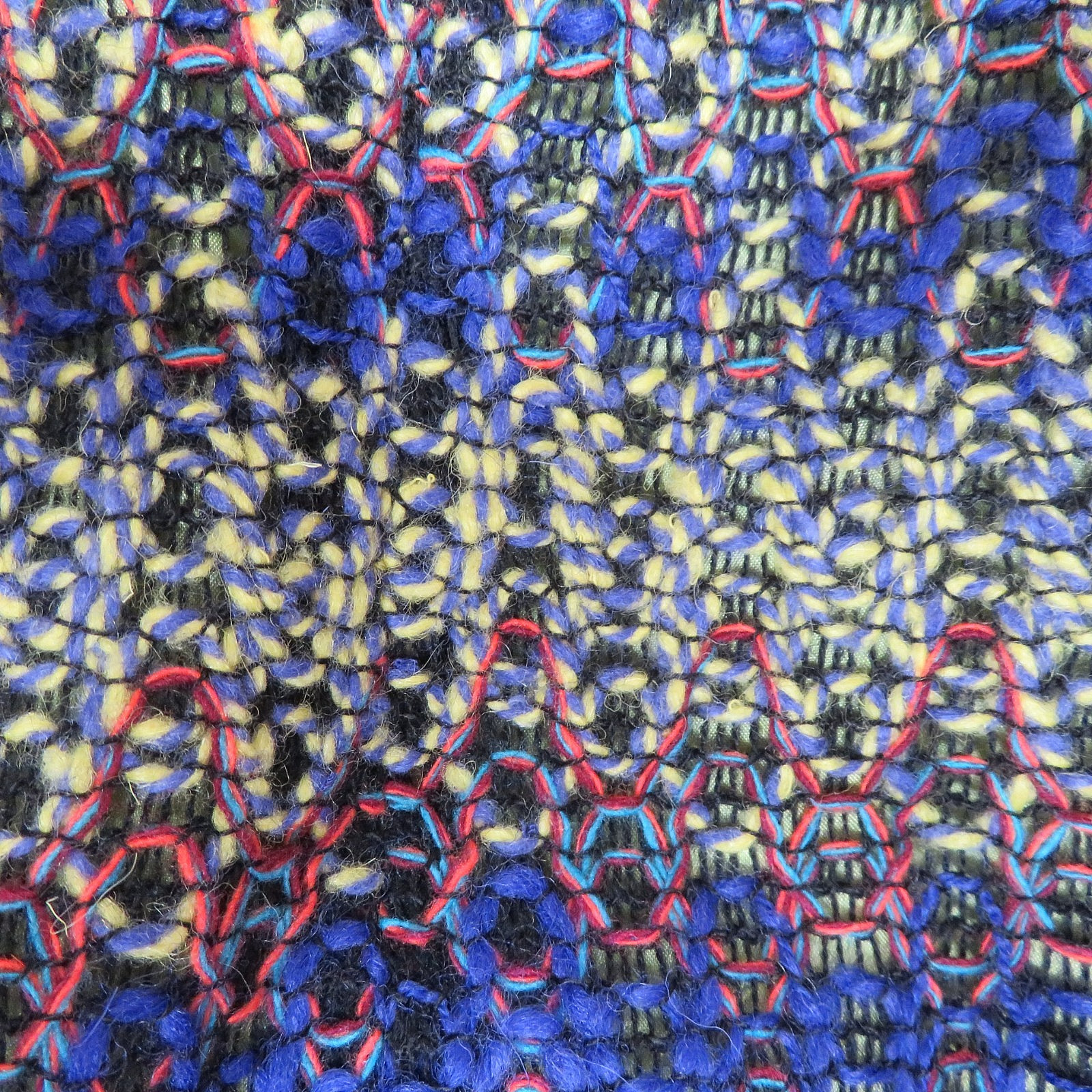 Kate Spade New Dress 8 M Wool Yarn Sheath Shift A-Line Midi Chevron Whimsigoth thumbnail 7