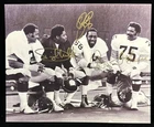 Pittsburgh Steelers Steel Curtain Signed Photo Greenwood Greene Holmes White