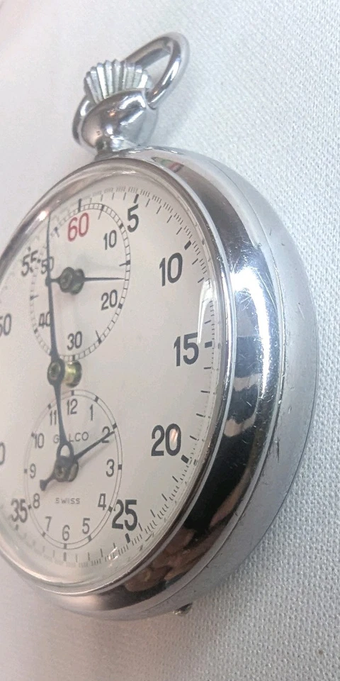 70s Or 80s Vintage Jules Racine Galco Mechanical Stopwatch. - Image 2 of 4