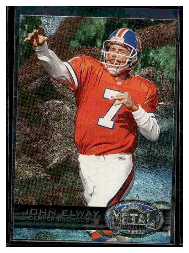 John Elway 1997 Skybox Metal #88 - Denver Broncos