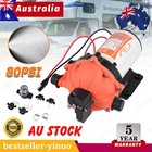 High Pressure 12V Water Pump 26.5L/MIN 80 PSI for Caravan Farm Camping Boat AU