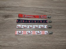 Pacifier Clip - St. Louis Cardinals Themed - Choose Your Favorite Ribbon