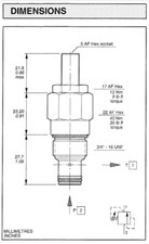 STERLING A02A2HZ-N CARTRIDGE PRESSURE REGULATION VALVE