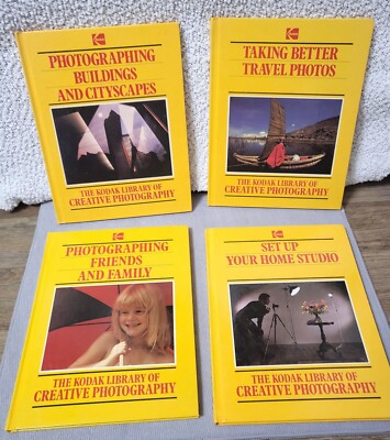 1980's The Kodak Library of Creative Photography Lot of 4 Books Film Camera Use