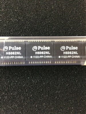 H6062NL PULSE H6062 TRANSFORMER MODULE GIGABIT POE ROHS GULL WING SMD 2 PCS