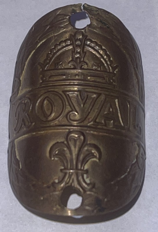 Vintage ROYAL Bicycle Motorcycle HEAD BADGE Tag Emblem