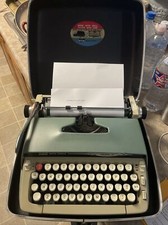 1964 Smith-Corona Galaxie II typewriter w/case, ribbon, works perfectly thumbnail