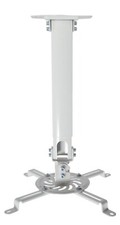 VIVO Universal Projector Mount Ceiling Mount-VP02W WHITE Adjustable Height 30lb