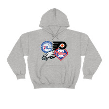 Philadelphia Philly Ultimate Sport Teams Fan Hoodie Different Colors Available