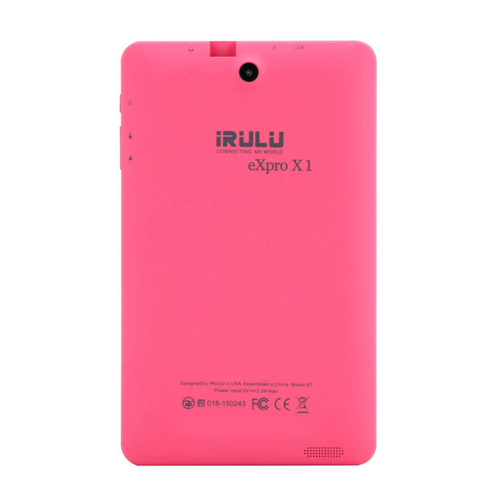 iRulu eXpro Touchpad 7 inch 1.6GHz Quad Core Tablet FRONT & BACK CAMERA OS 4.4 - Image 2 of 2