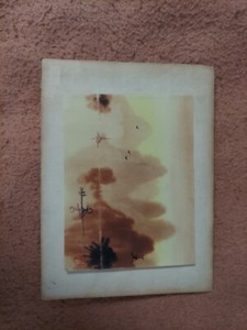 Authentic Asian Traditional Watercolor Painting