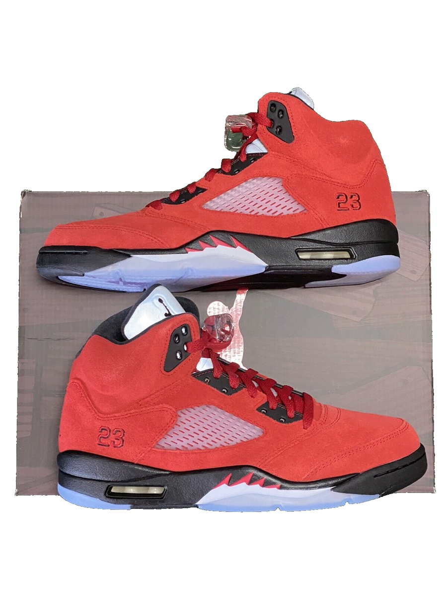 2021 Air Jordan 5 Retro Raging Bull Size 11 Toro Red V DD0587-600