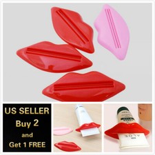 3 Pcs Plastic Toothpaste Tube Squeezer Easy Dispenser Rolling Holder Bathroom