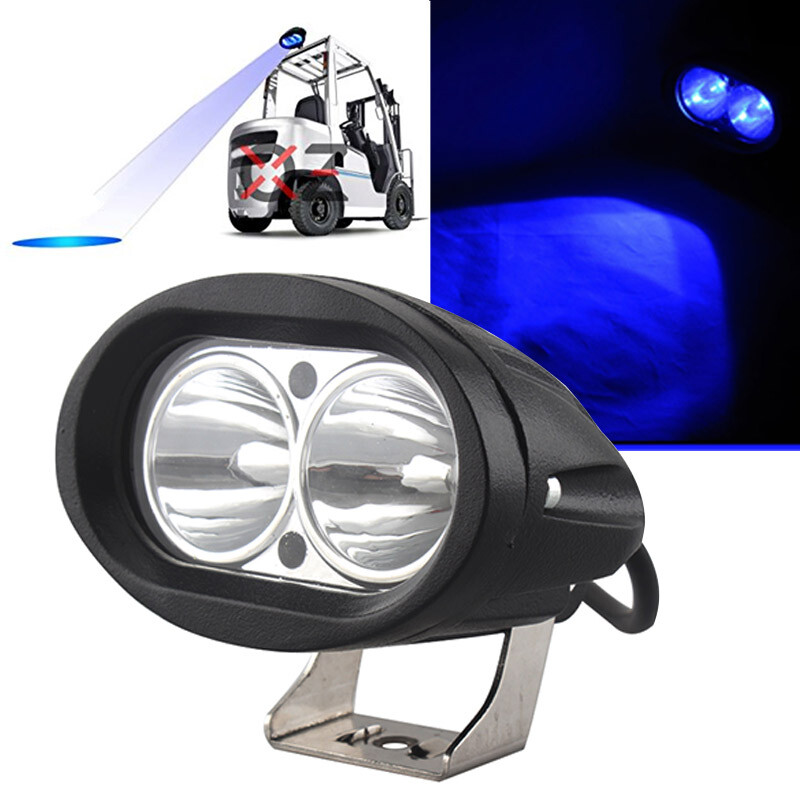 Blue 20W LED Forklift Truck Safety Light Warehouse Pedestrian Warning ...