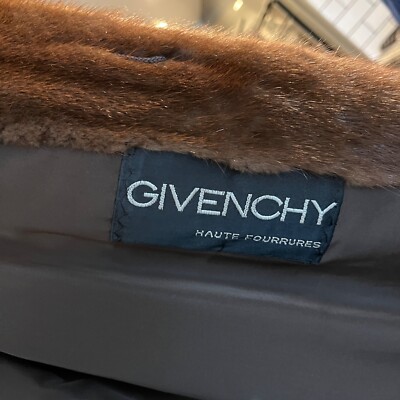 Vintage Iconic Fourrure Givenchy Dark brown Mink coat women size L