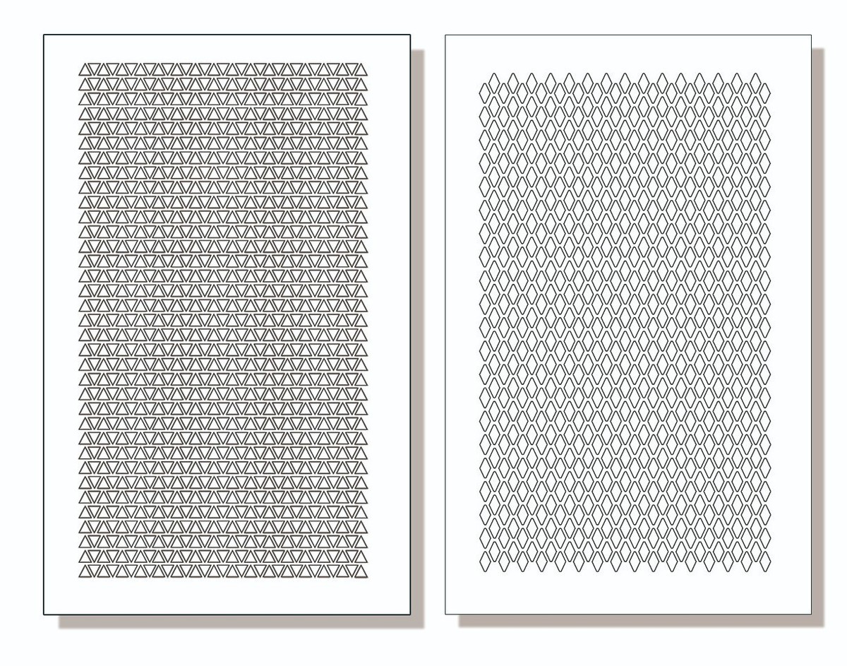 ADHESIVE Stencils Camouflage Airbrush Spray Paint Cerakote Gun TRI 