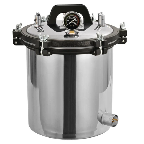 18L Sterilisatoren Autoklav Portable Pressure Steam Sterilizer Autoclave DE - Bild 1 von 18