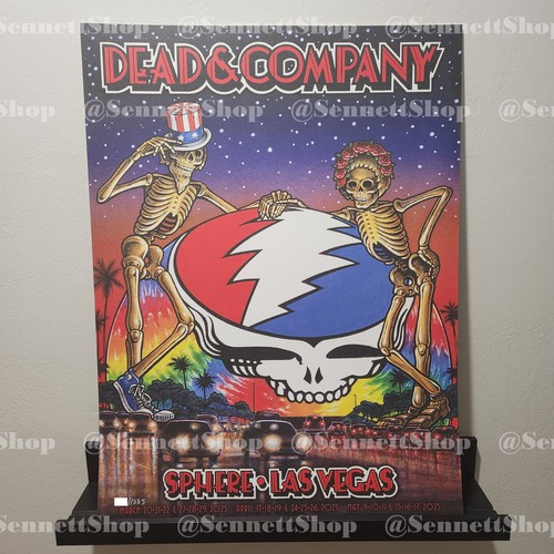 Dead & Company Forever 2025 Residency Poster - Dennis Larkins (18 x 24) Sphere