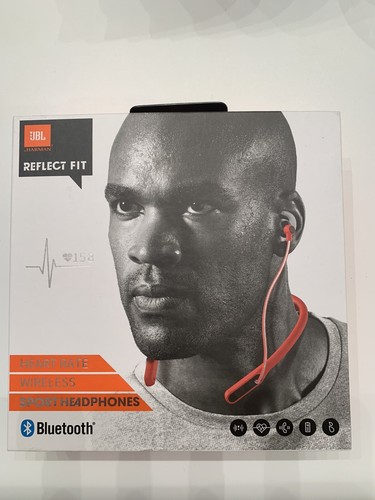 JBL Reflect Fit In-Ear Wireless Sport Headphones Heart Rate Monitor Red NWB  | eBay