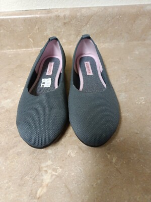 Giesswein Size 38 US 7.5 Gray Round Elegant Ballet Flat Tip
