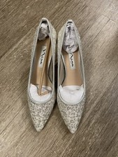 Silver Heels / Bridal Shoes / Wedding Heels