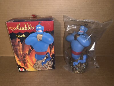 Vintage Mattel Disney s Aladdin Genie Bank New In Box