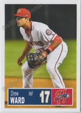 2018 Harrisburg Senators Drew Ward RC Rookie Nationals Minor