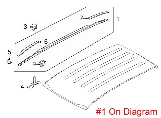 NUEVO OEM portaequipajes lateral izquierdo 872703W000 para Kia Sportage 2011-2016 Foto 3 de 4