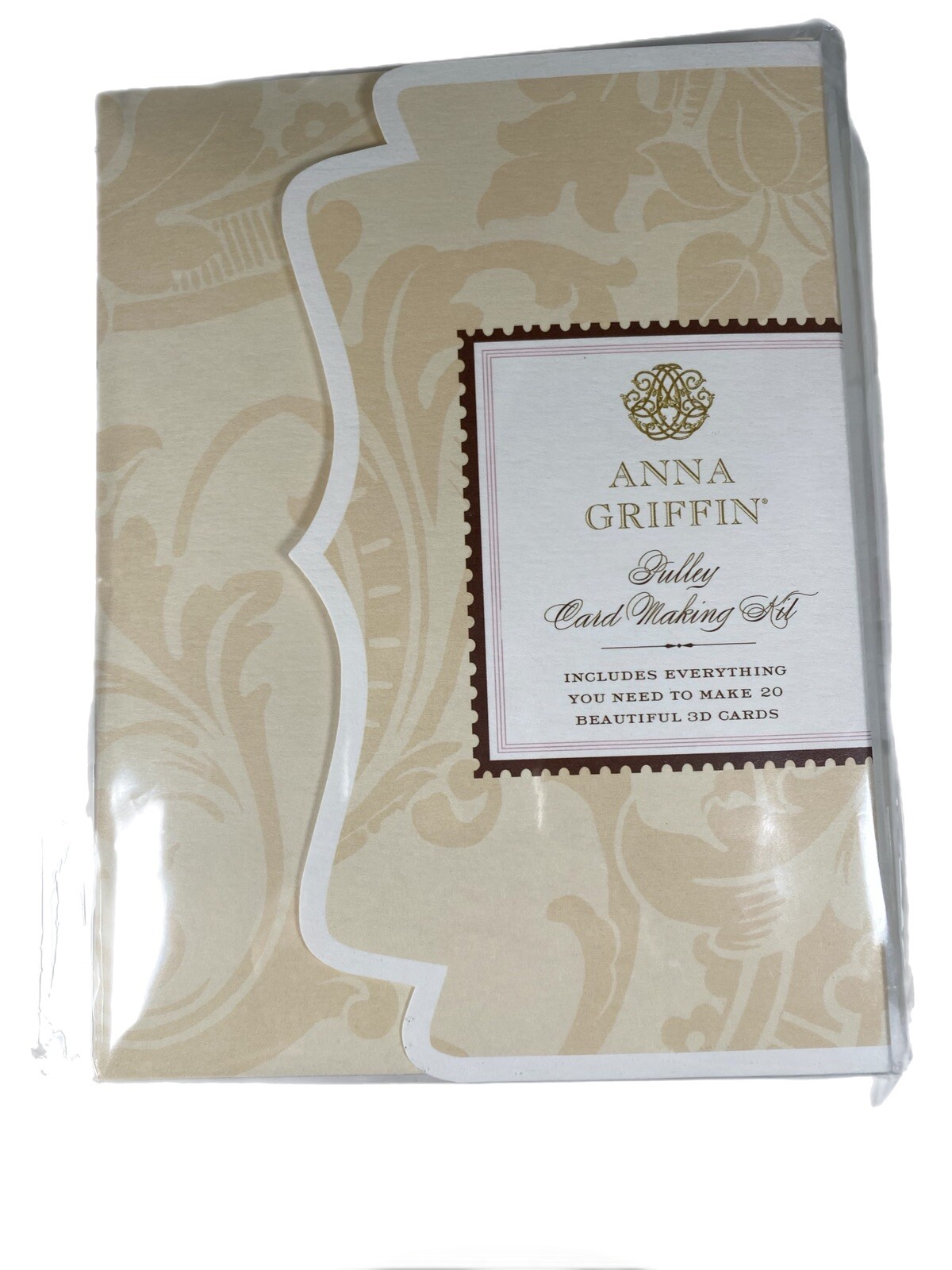 New Sealed Anna Griffin Pulley Card Making Kit Everything 20 Total 3D