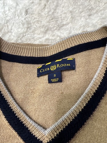 Club Room Größe S Mean Ran V-Ausschnitt Wollmischung Pullover leicht Langarm Eintopf - Bild 9 von 9