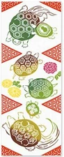 Kenema Towel Good Luck Turtle Shell Longevity 36×90cm Dyeing Hand Wipes Japan