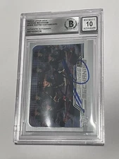Shayne Gostisbehere Signed Defense Mechanism Card IP Slabbed Beckett BAS COA a