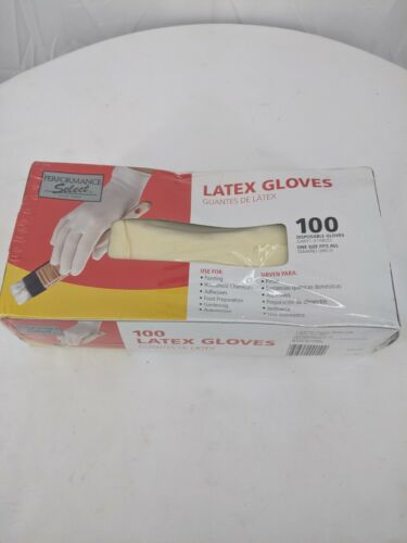 Latex Gloves Performance Select 100 Count (A01)